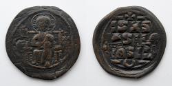 Ancient Coins - BYZANTINE: Anonymous Follis, Class D, c. AD 1042-1060, 32.5mm, 9.55g