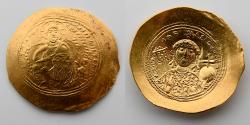 BYZANTINE EMPIRE: Constantine IX Monomachus, AD 1042-1055, Gold AV Histamenon Nomisma (4.26g)