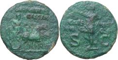 Ancient Coins - ROMAN EMPIRE: Germanicus, Died in AD 19, AE Dupondius (30.5mm, 14.04g), Struck under Caligula, AD 37-41