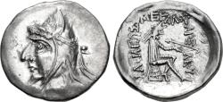 Ancient Coins - GREEK: Kings of Parthia, Phriapatios to Mithradates I, c. 185-132 BC, AR Drachm (19mm, 3.69g), Hekatompylos Mint