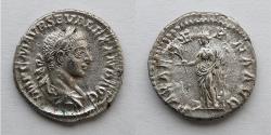 Ancient Coins - ROMAN EMPIRE: Severus Alexander, AD 222-235, AR Denarius (19.5mm, 3.13g), Rome Mint, Pax Reverse