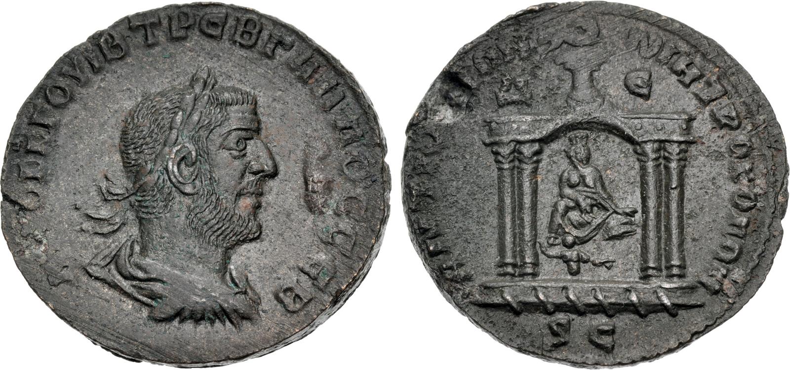 Sternocera syriaca revoili 特大 ROMAN PROVINCIAL: Seleucis and Pieria, Trebonianus Gallus, AD 251