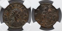 Ancient Coins - ROMAN EMPIRE: Probus, AD 276-282, BI Aurelianianus, NGC Ch XF