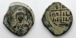 Ancient Coins - BYZANTINE: Anonymous Follis Class B, Romanus III, 1028-1034 (10.67g)