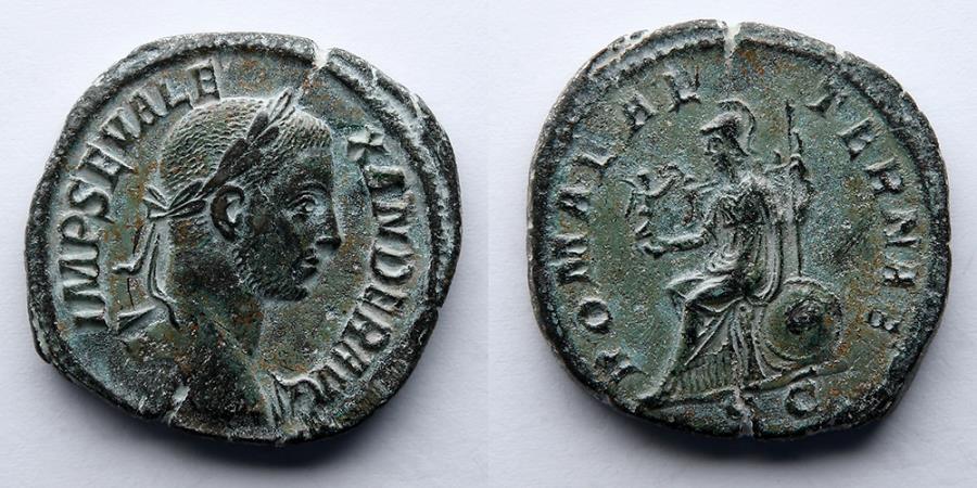 Ancient Coins - ROMAN EMPIRE: Severus Alexander, Sestertius, AD 222-235, 31mm, 22.7g, Rome Mint