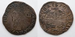 World Coins - ENGLAND: Charles I, 1625-1649, AR Shilling (29mm, 5.94g), Bell Mint Mark (Tower Mint)
