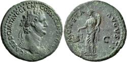 Ancient Coins - ROMAN EMPIRE: Domitian, AD 81-96, As (28mm, 10.79g, 6h), Rome, AD 85, RARE, Moneta Reverse