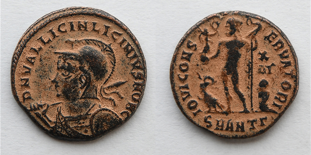 ROMAN EMPIRE: Licinius II, AE Follis, AD 321-322, Antioch Mint