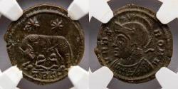 Ancient Coins - ROMAN EMPIRE: Constantinian, Commemorative Series, c. AD 330-340, AE3/4, BI Nummus, NGC Choice AU