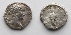 Ancient Coins - ROMAN EMPIRE: Septimius Severus, AD 193-211, AR Denarius (18mm, 3.84g), Severus Sacrificing Reverse