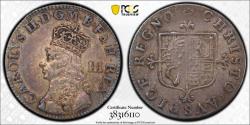 World Coins - GREAT BRITAIN: Charles II, Three 3 Pence, 1662-85, No Inner Circle, PCGS AU53, Only 2 Graded Higher at PCGS, Third Hammered Issue