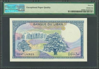 World Coins - LEBANON. 100 Livres. 1988. (Pick: 66d). PMG66EPQ.