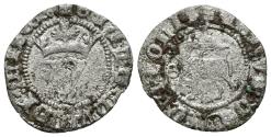World Coins - JUAN I. 1/2 Blanca del Agnus Dei. (1379-1390). Sevilla. AB 562. Ve. 0,69g. MBC-. Escasa. Ex. Aureo 01-03-2000 Nº1392.