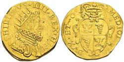 World Coins - FELIPE IV (1621-1665). Doble Doppia. (Au. 13,18g/26mm). S/D. Milán. (Vicenti 32). MBC+/EBC-. Rara.<BR><BR>Ex Jesús Vico, Subasta 169 (26/06/2024), Nº Lote 266.<BR><BR>Radiado y co