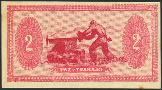 World Coins - 2 Pesetas. 1937. Asturias y León. Sin serie. (Edifil 2023: 398). Apresto original, habituales puntitos del tiempo. SC-.