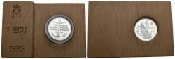World Coins - CONTEMPORANEO. 1 Ecu. (Ar. 6,72g/24mm). 1995. La Marina Española. PROOF. 75.000 acuñaciones. Incluye estuche oficial y certificado de autenticidad.