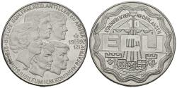 World Coins - HOLANDA. 10 Ecu. 1992. VISITA REAL A LAS ANTILLAS HOLANDESAS. CuNi. 22,13g. SC.