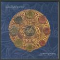 World Coins - BELGICA. Set-Cartera compuesta por 8 Valores de 2 Euros y divisores en niquel y cobre   y 1 medalla de plata. 2002. 700 Aniversario de la Bataille des Eperons d´Or. 1302-2002. PRO