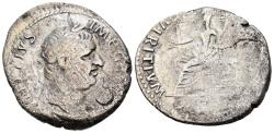 Ancient Coins - VITELIO. Denario. (Ar. 3,19g/19mm). 69 d.C. Lugdunum. (RIC 59). Anv: Cabeza laureada de Vitelio a derecha, alrededor leyenda: A VITELLIVS IMP GERMAN. Rev: Vesta velada sentada a i