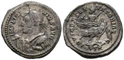 Ancient Coins - LICINIO I. Follis. (Ve. 3,33g/19mm). 318-319 d.C. Treveri. (RIC 212). Anv: Busto laureado y con coraza de Licinio I a izquierda portando mappa y cetro, alrededor leyenda: IMP LICI