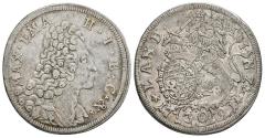 World Coins - ALEMANIA. 30 Kreuzer (Ar.7,35g/28,8mm). 1721. Maximiliam II, Emanuel. (KM#391). MBC+.
