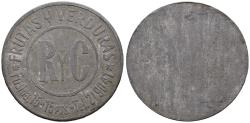 World Coins - BARCELONA. 15 Pesetas. Frutas y verduras de Fisuna, 15. MBC.