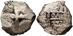 World Coins - CARLOS III (1759-1788). 4 Reales. (Ar. 13,38g/24mm). 1773. Potosí V-Y. (Cal-2019-920). BC+. Rara.  Ex Ponteiro, 25/09/1999, Nº Lote 908.