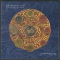 World Coins - BELGICA. Set-Cartera compuesta por 8 Valores de 2 Euros y divisores en niquel y cobre   y 1 medalla de plata. 2002. 700 Aniversario de la Bataille des Eperons d´Or. 1302-2002. PRO