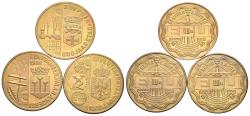 World Coins - HOLANDA. Conjunto de 3 monedas de 1 Ecu de 1990. ZOETERMEER, ZUPTHEN y DEVENTER. La. A EXAMINAR. SC.