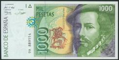 World Coins - 1000 Pesetas. 12 de Octubre de 1992. Serie especial 9A. (Edifil 2017: 483c). SC.
