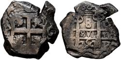World Coins - FERNANDO VI (1746-1759). 8 Reales. (Ar. 27,06g/31mm). 1754. Potosí C. (Cal-2019-527). MBC.