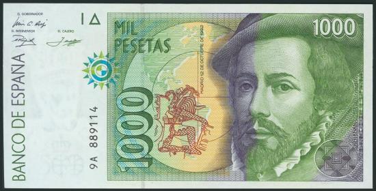 World Coins - 1000 Pesetas. 12 de Octubre de 1992. Serie especial 9A. (Edifil 2017: 483c). SC.