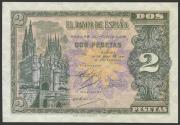 World Coins - 2 Pesetas. 30 de Abril de 1938. Serie G. (Edifil 2017: 429a). Apresto original. SC.