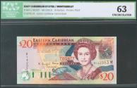 World Coins - EAST CARIBBEAN STATES. 20 Dollars. 2003. Montserrat. (Pick: 44m). ICG63.