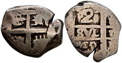 World Coins - CARLOS III (1759-1788). 2 Reales. (Ar. 6,60g/20mm). 1772/1. Potosí VY. (Cal-2019-702). BC+.