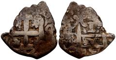 World Coins - FERNANDO VI (1746-1759). 1 Real. (Ar. 2,88g/18mm). 1756. Potosí q. (Cal-2019-227). BC+.
