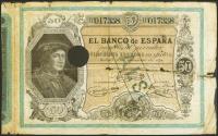 World Coins - 50 Escudos. 31 de Diciembre de 1871. Falso de Epoca. Sin serie y con la marca FALSO. (Edifil 2021: 249F). Rarísimo. MBC. Ex-Florián Ruiz.