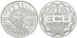 World Coins - HOLANDA. 25 Ecu. 1993. LEEGHWATER. Ar. 25,19g. PROOF.