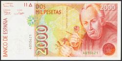 World Coins - 2000 Pesetas. 24 de Abril de 1992. Sin serie. (Edifil 2023: 482). SC.