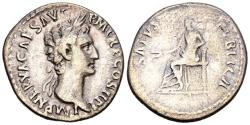 Ancient Coins - NERVA. Denario. (Ar. 2,80g/18mm). 97 d.C. Roma. (RIC 20). Anv: Cabeza laureada de Nerva a derecha, alrededor leyenda: IMP NERVA CAES AVG P M TR P COS III P P. Rev: Salus sentada a