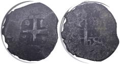 World Coins - FERNANDO VI (1746-1759). 8 Reales. (Ar. 14,37g/34mm). 1750. Potosí q. (Cal-2019-512). Encapsulado por NGC VF Details, Sea Salvaged.