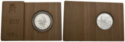 World Coins - CONTEMPORANEO. 1 Ecu. (Ar. 6,72g/24mm). 1994. Cervantes-Don Quijote. PROOF. 125.000 acuñaciones. Incluye estuche oficial y certificado de autenticidad.