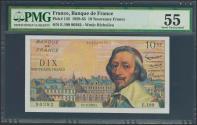 World Coins - FRANCE. 10 Nouveaux francs. 1 February 1962. (Pick: 142). PMG55.