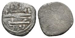 World Coins - ALMORAVIDES. Alí Ibn Yusuf. 1/2 Quirate. 500-537 H. Delgado láminas pág. 106-35d; F. Benito de los Mozos Ca29 var. Ar. 0,39g. MBC. Escasa.