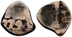 World Coins - CARLOS III (1759-1788). 1/2 Real. (Ar. 1,77g/15mm). 1770. Potosí. (Cal-2019-230; Paoletti pág. 244, mismo ejemplar). BC.