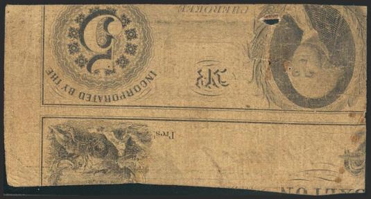 World Coins - UNITED STATES OF AMERICA. Obsolete Currency. 50 Cents. 1862. The Cherokee Insurance and Banking Cº. Dalton, GA. (Pick: Not Listed). Very rare. Pinholes, small hole. Fine.