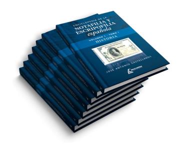World Coins - Enciclopedia de la Notafilia y Escripofilia Española. José Antonio Castellanos Vargas. Madrid, 2021. (obra definitiva de referencia sobre los aspectos técnicos, históricos, artíst