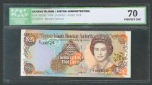 World Coins - CAYMAN ISLANDS. 25 Dollars. 1998. Palindromic and low number. (Pick: 24). ICG70.