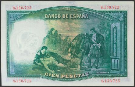 World Coins - 100 Pesetas. 25 de Abril de 1931. Sin serie. (Edifil 2017: 360). Conserva todo su apresto original. SC-.