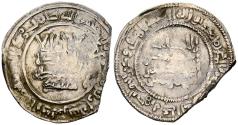 World Coins - CALIFATO DE CORDOBA, Abd al-Rahman III. Dirham. (Ar. 2,56g/24mm). 324H. al-Ándalus. (Vives 385; Frochoso 324.6). Citando a Ša'īd / سعيد en IA. Unidad de la fecha visible, recorte